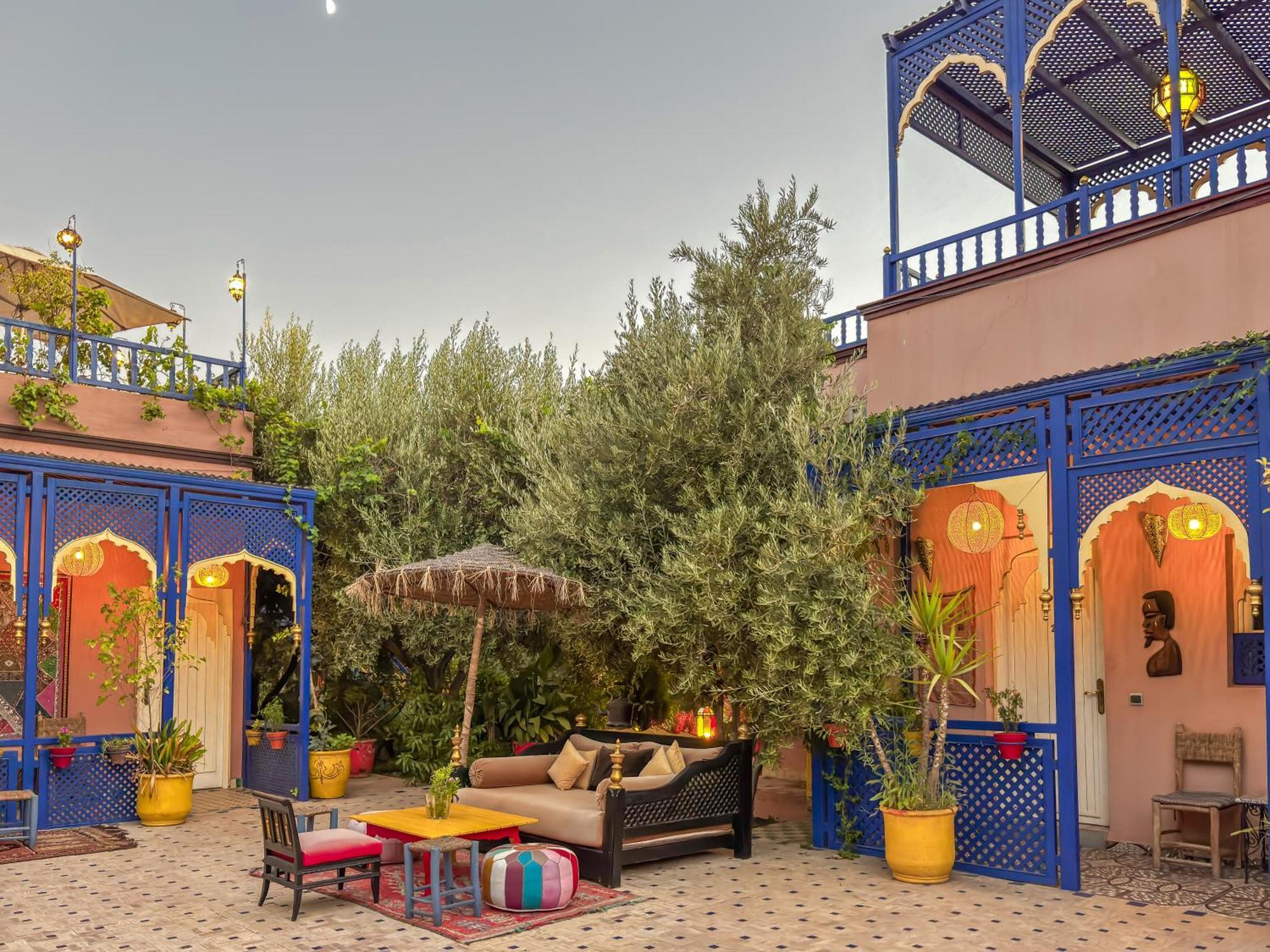 Villa Le Bleu House Marrakesch Exterior foto