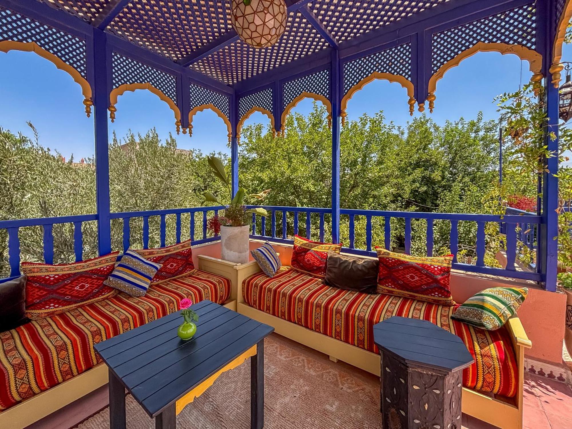 Villa Le Bleu House Marrakesch Exterior foto