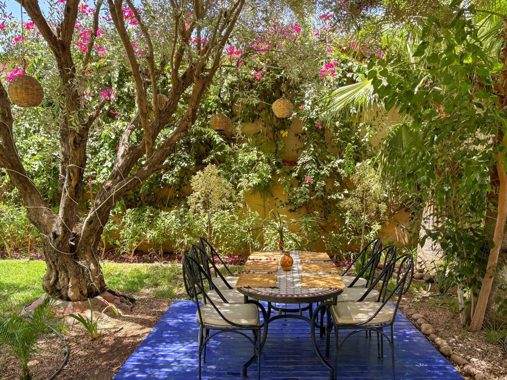 Villa Le Bleu House Marrakesch Exterior foto