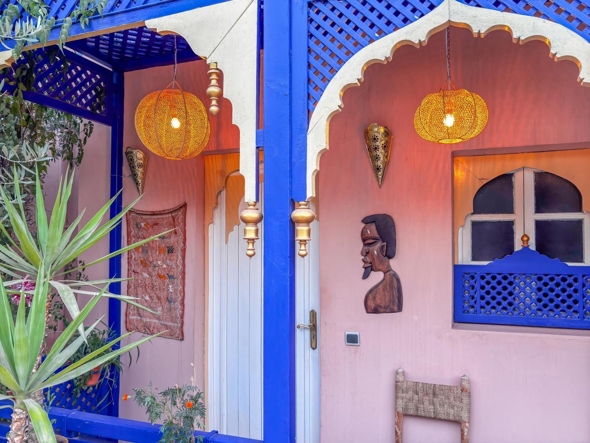 Villa Le Bleu House Marrakesch Exterior foto
