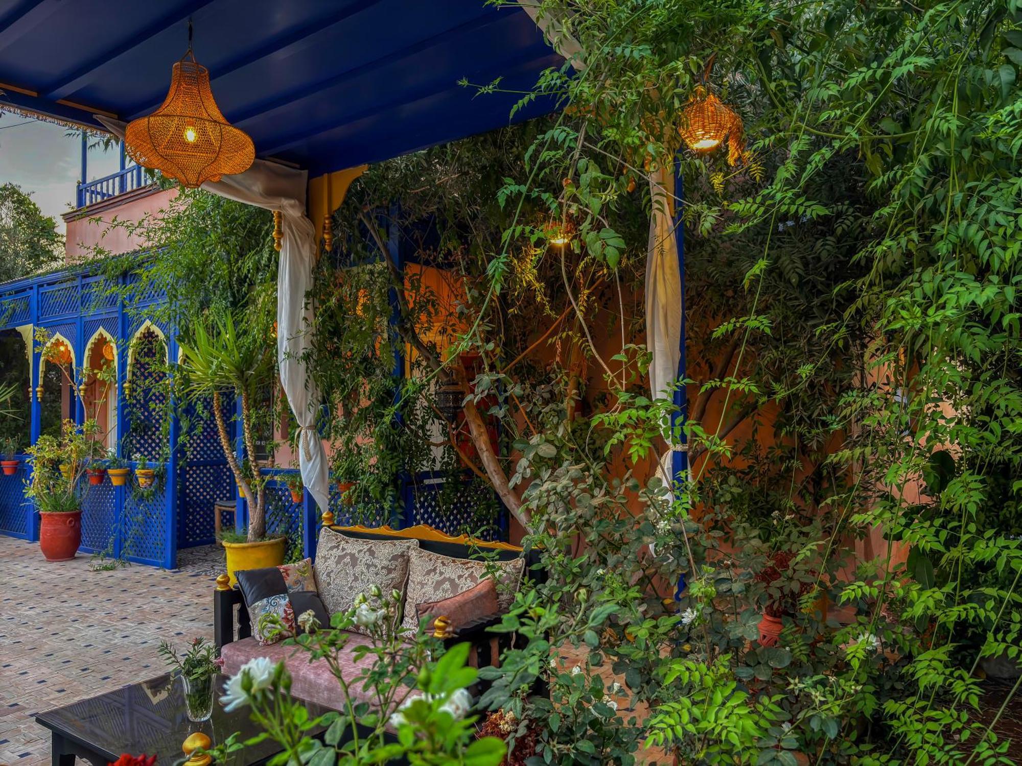 Villa Le Bleu House Marrakesch Exterior foto