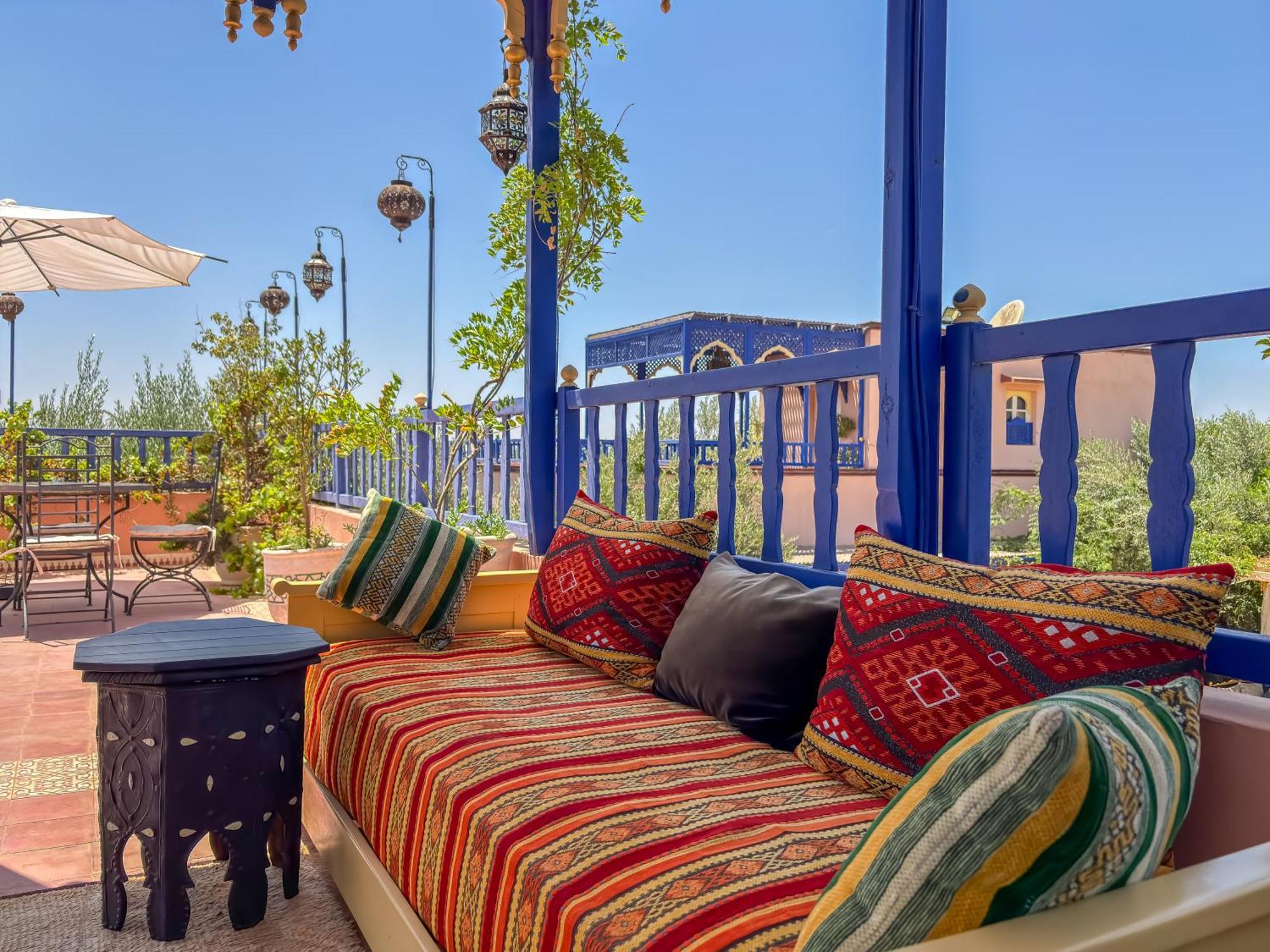 Villa Le Bleu House Marrakesch Exterior foto
