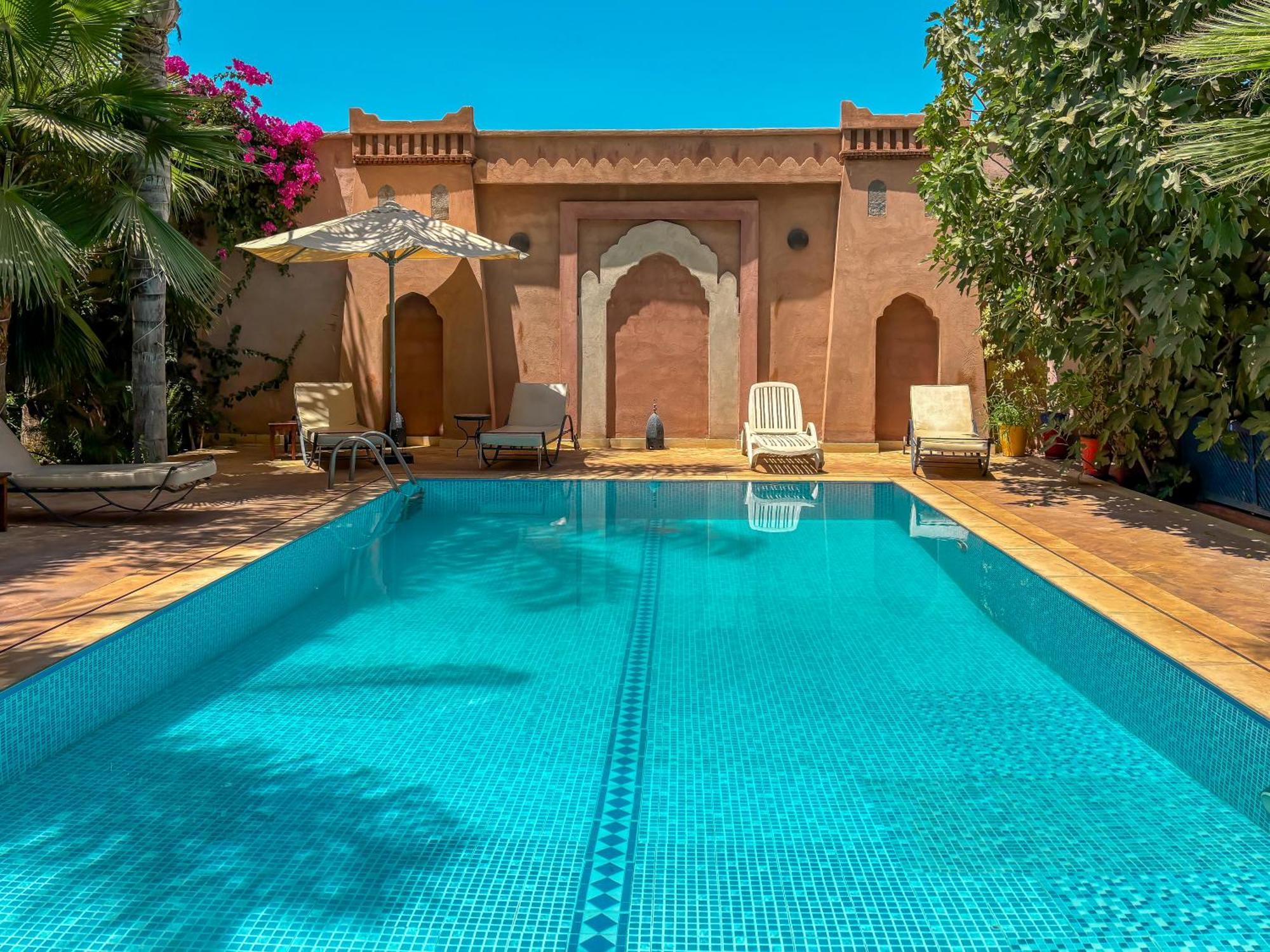 Villa Le Bleu House Marrakesch Exterior foto