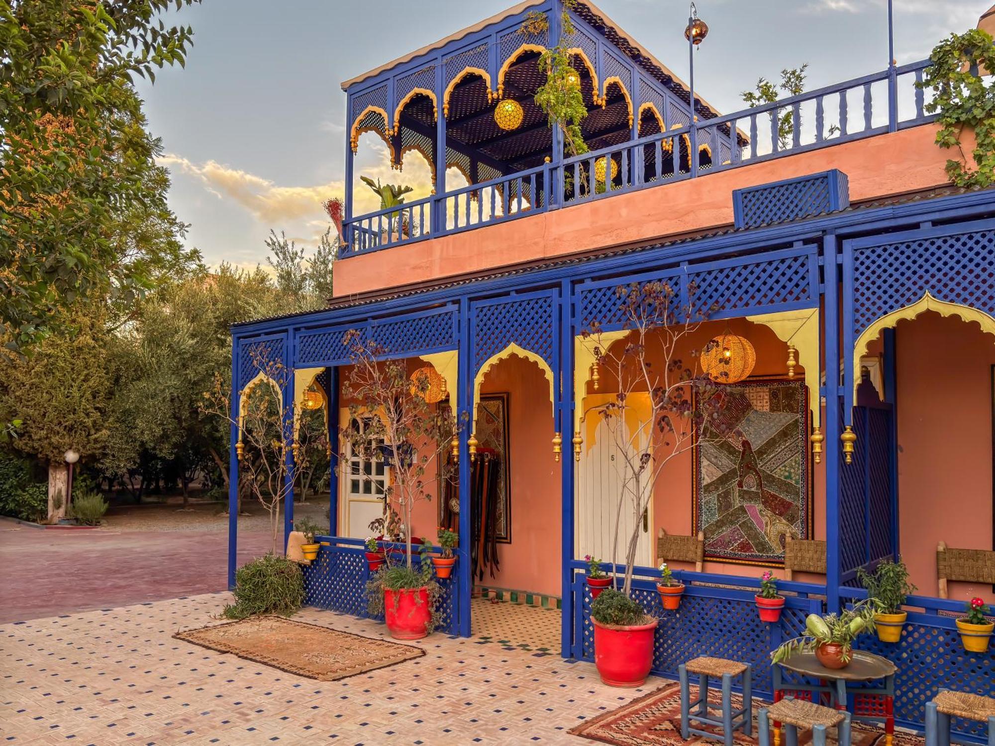 Villa Le Bleu House Marrakesch Exterior foto
