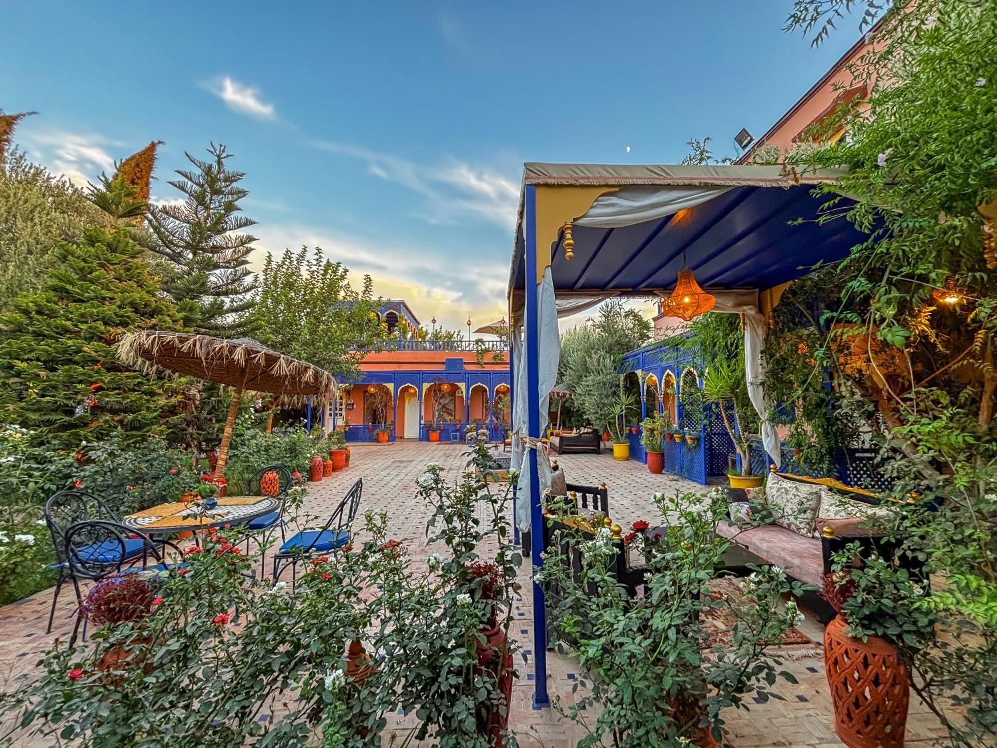 Villa Le Bleu House Marrakesch Exterior foto