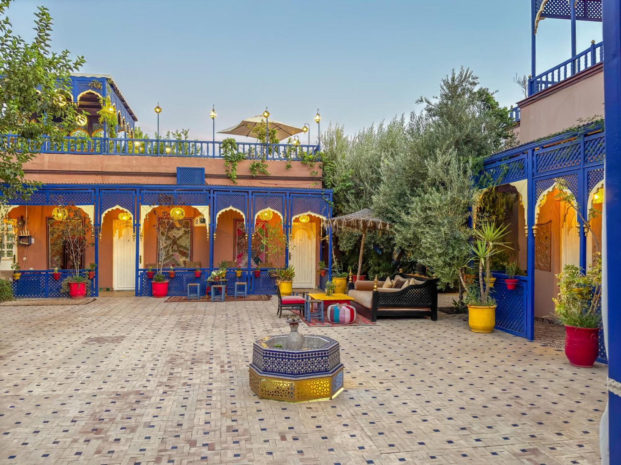 Villa Le Bleu House Marrakesch Exterior foto