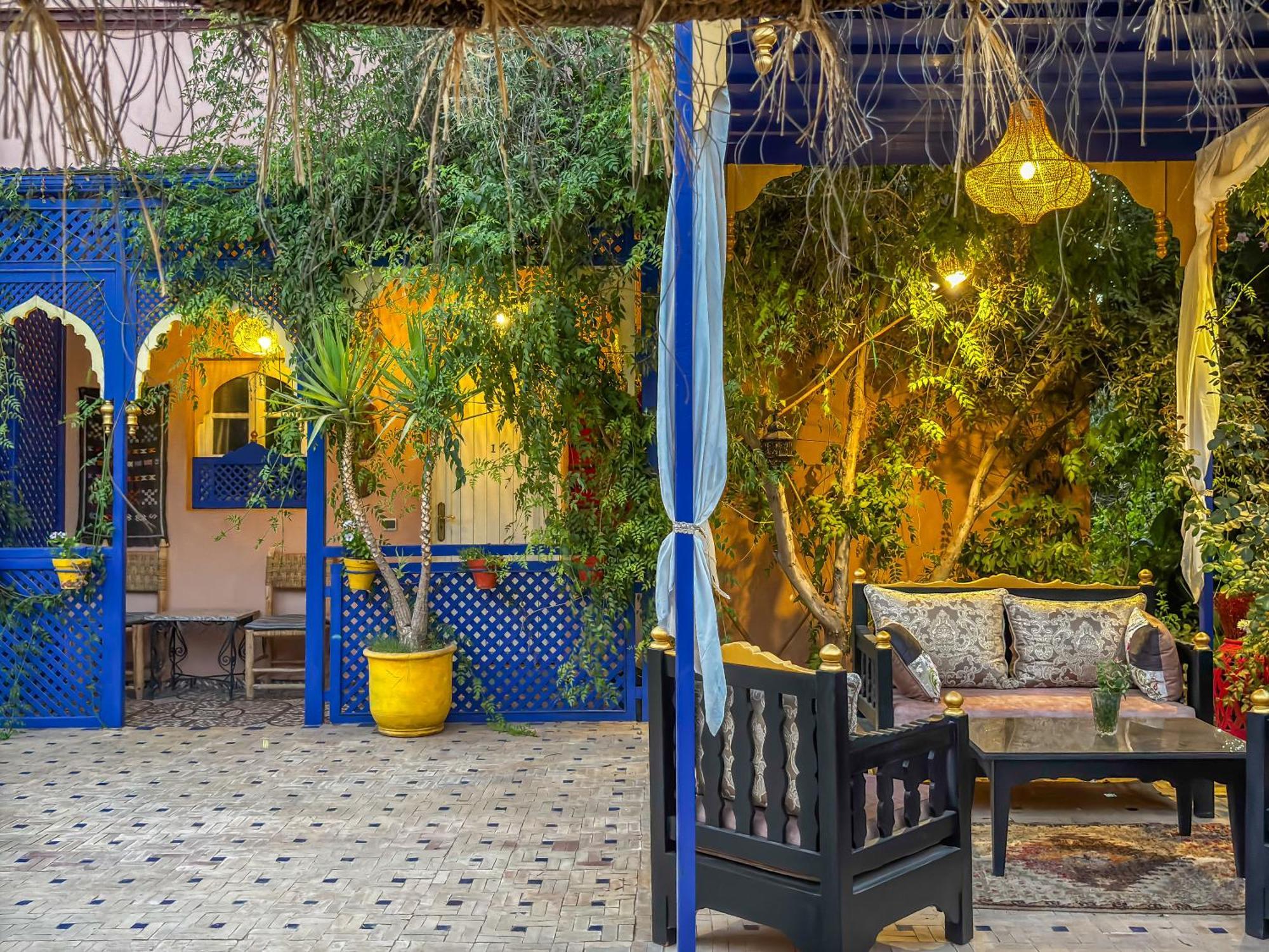 Villa Le Bleu House Marrakesch Exterior foto