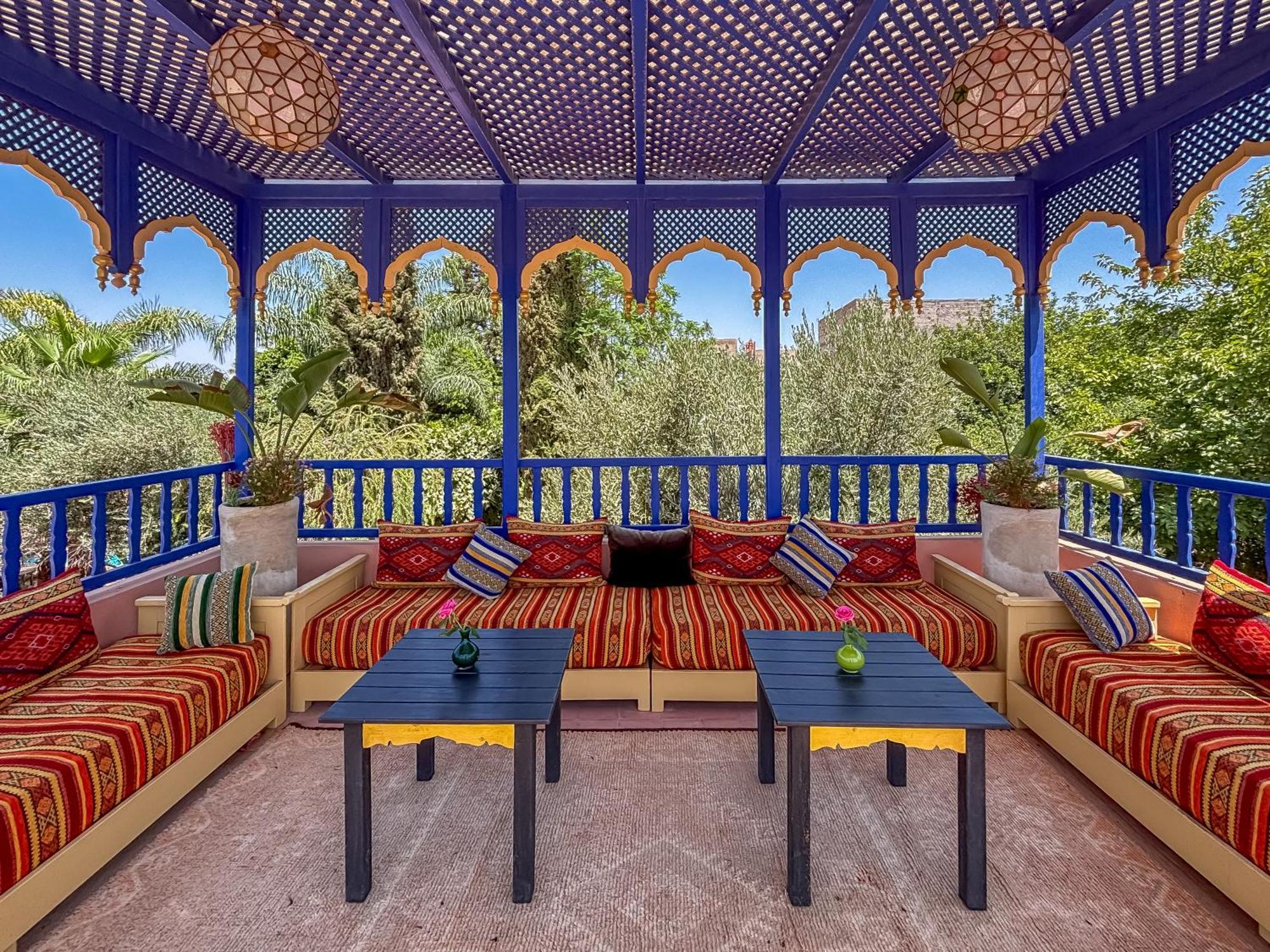 Villa Le Bleu House Marrakesch Exterior foto