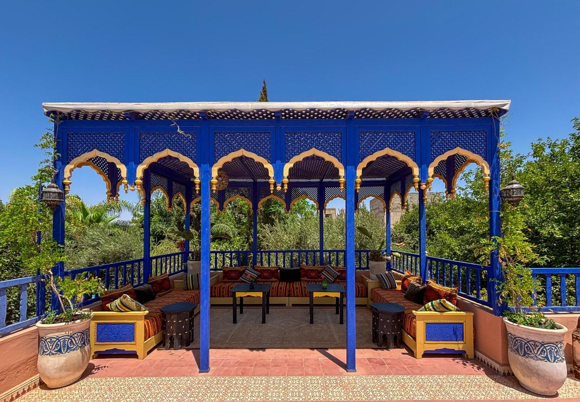 Villa Le Bleu House Marrakesch Exterior foto